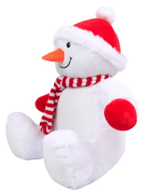 Peluche zippée bonhomme de neige