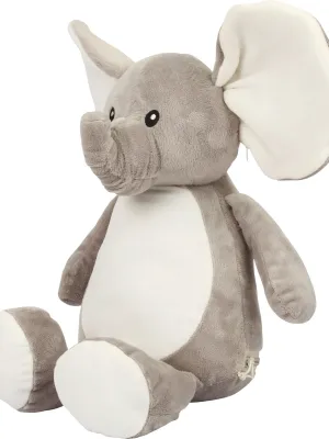 Peluche zippée Éléphant