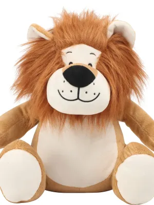 Peluche zippée Lion