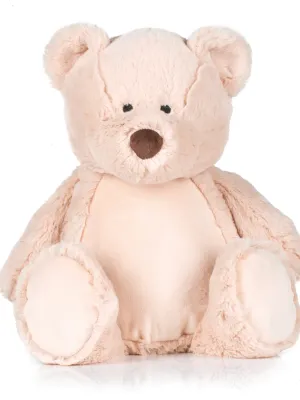 Peluche zippée Ours – Mid Brown