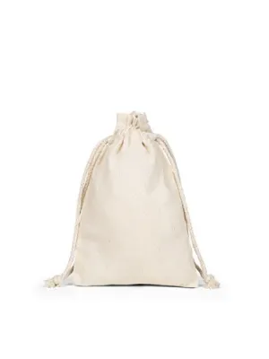 GIFTWRAP S. Petit sac, 100% coton (120 g/m²) – Naturel clair