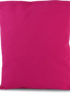 Petit sac à dos en coton bio avec cordelettes – Magenta
