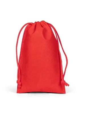 GIFT BAG S. Petit sac non tissé thermoscellé (60 g/m²) – Rouge