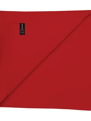 Stadium fleece plaid – Red
