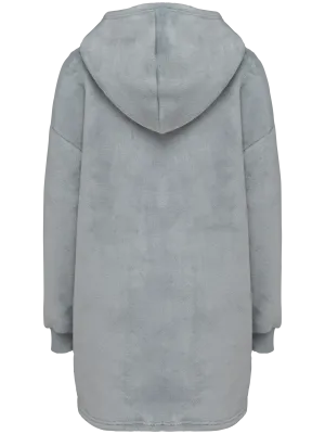 Poncho manta infantil – Snow Grey