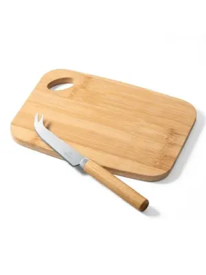 CAPPERO. Planche et couteaux à fromage