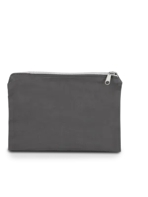 Estuche de algodón canvas - modelo mediano – Grey / Silver