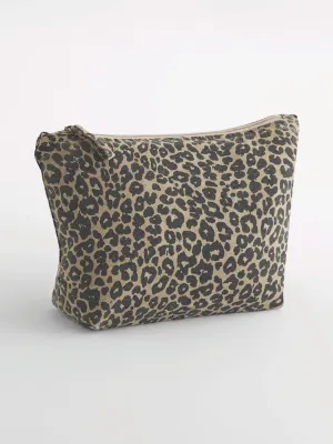 Pochette en toile imprimé léopard