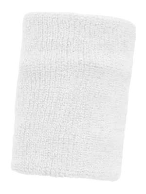 Poignet éponge multisports unisexe – White