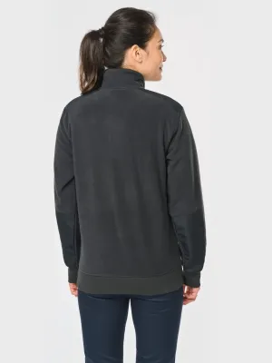 Eco-friendly zip-neck fleece, unisex