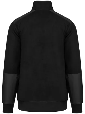 Eco-friendly zip-neck fleece, unisex