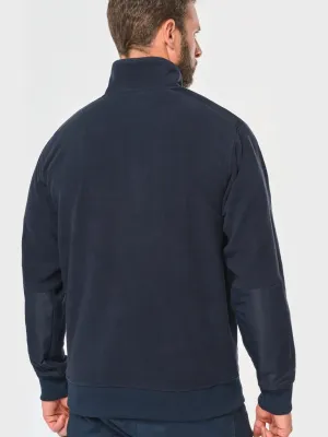 Eco-friendly zip-neck fleece, unisex