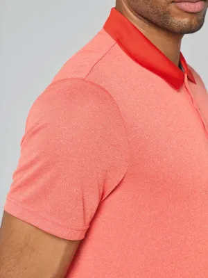 Polo chiné manches courtes