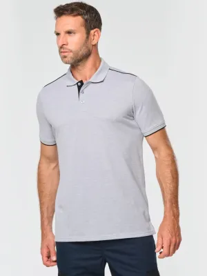 Polo Day To Day contrastado de manga corta de hombre