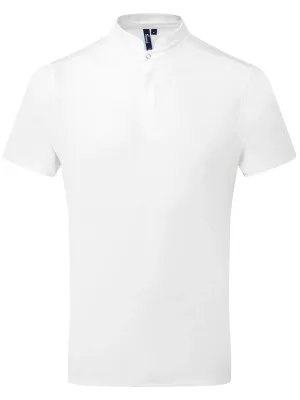 Coolchecker Essential short sleeve chef’s polo shirt – White