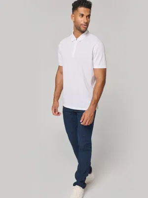 Polo de sport col 1/4 zip homme