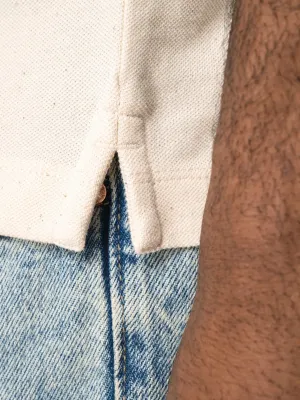 Eco-friendly men’s piqué polo shirt