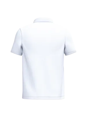 Eco-friendly men’s piqué polo shirt – White
