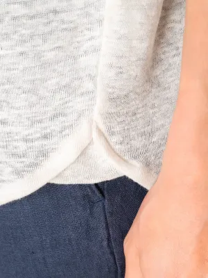 Polo de lino de mujer