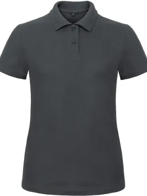 Polo femme ID.001 – Anthracite