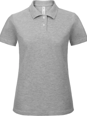 Polo femme ID.001 – HEATHER GREY