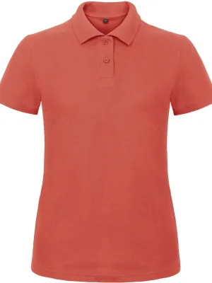 Polo femme ID.001 – Pixel Coral