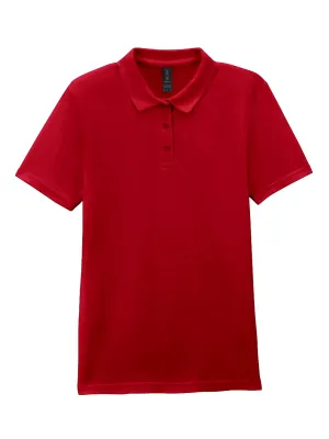 Polo Femme Softstyle Double Piqué – Cherry Red
