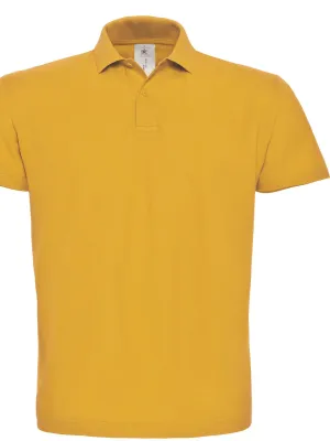 ID.001 men's polo shirt – Chili Gold