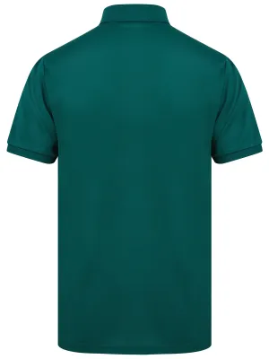 Polo homme polyester recyclé – Bottle Green