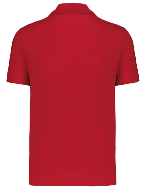 Kids' short-sleeved polo shirt – Sporty Red