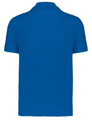 Kids' short-sleeved polo shirt – Sporty Royal Blue