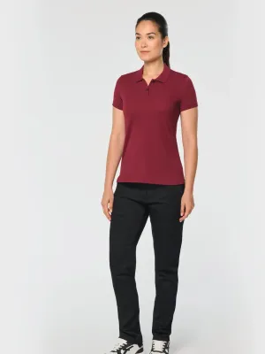 Women's short-sleeved polo shirt