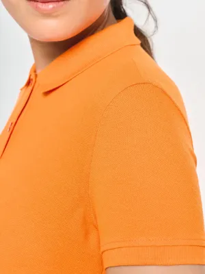 Women's short-sleeved polo shirt