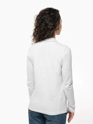 Ladies' long-sleeved polo shirt