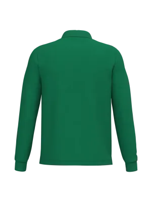Men's long-sleeved polo shirt – Kelly Green
