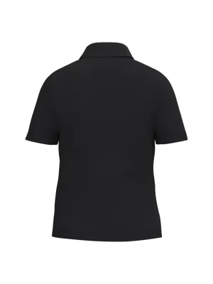 Kids' pique polo shirt – Ideal Black