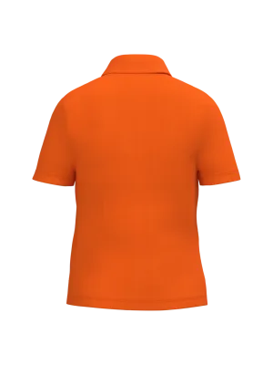 Kids' pique polo shirt – Ideal Orange