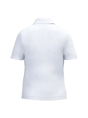 Kids' pique polo shirt – Ideal White