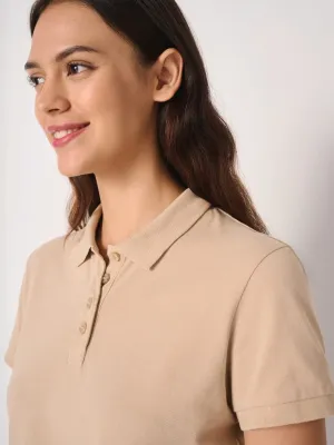 Polo piqué femme