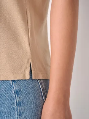 Polo piqué femme