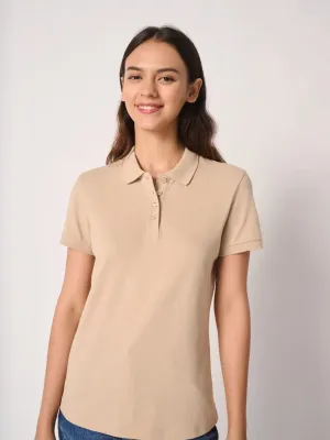 Polo piqué femme