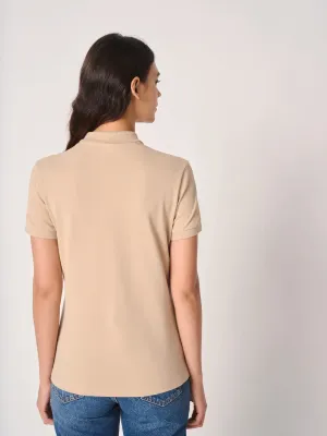 Polo piqué femme