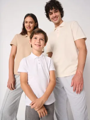 Polo piqué femme