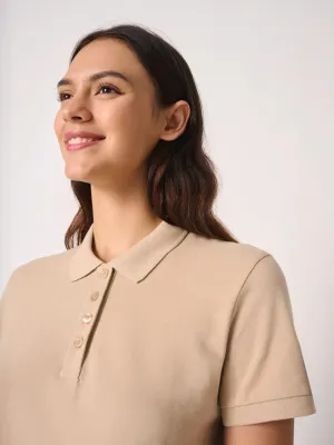 Polo piqué femme