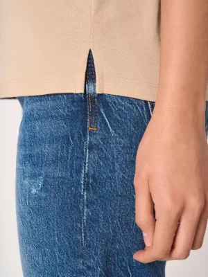 Polo piqué femme