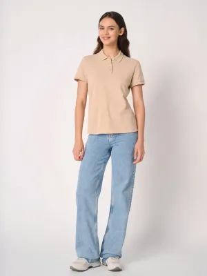 Polo piqué femme