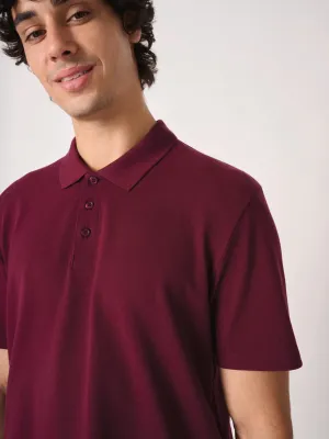 Men's pique polo shirt