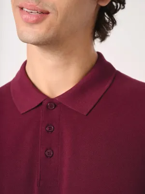 Men's pique polo shirt