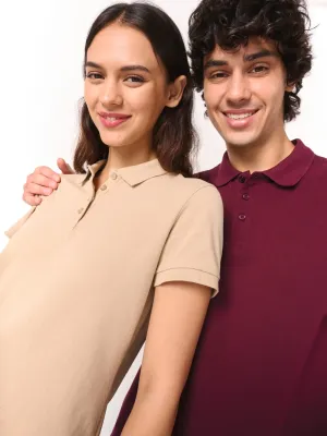 Men's pique polo shirt