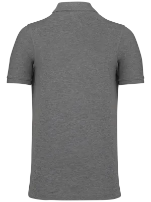Polo piqué Bio180 homme – Grey Heather